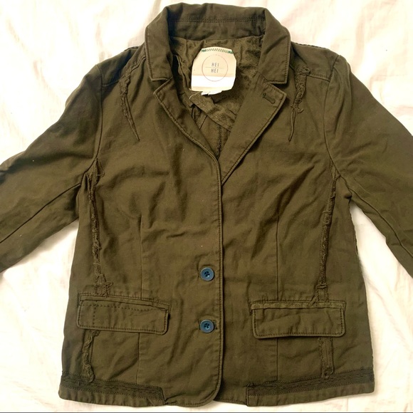 Anthropologie Green Blazer - Picture 4 of 5